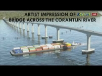 Embedded thumbnail for De Corantijnbrug - JAARVERSLAG MINISTERIE van OPENBARE WERKEN 2023 - 